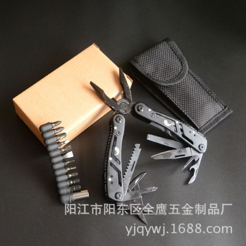 多功能刀钳 鹰眼户外野营折叠多功能钳 尖嘴钳不锈钢小刀工具钳子