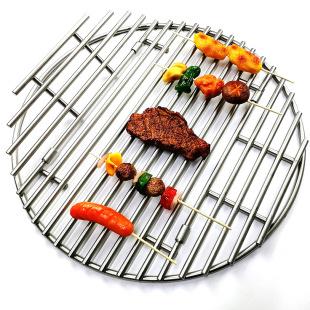 3A Stainless Steel Barbecue Grill 304 Grate Thickened Round Cast Stove Grill for Tea Brewing Wholesale