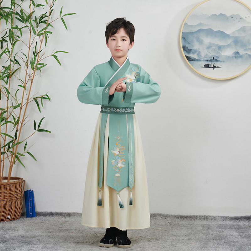 Children's Hanfu for men and women, suit, Chinese style 2