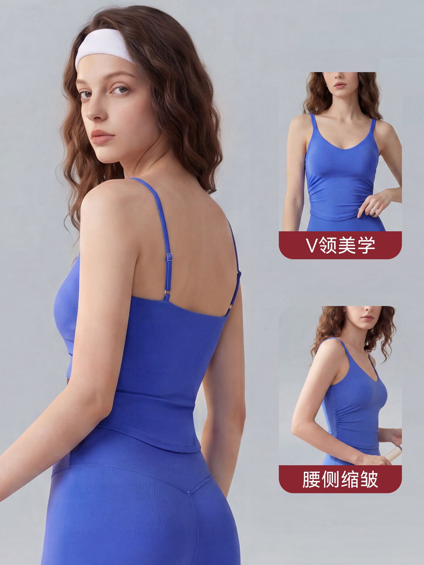Lycan nylon 66 chaleco de yoga con cojín de pecho elástico abdominal reducido delgado se reúne sin marcas de desnudez chaleco de fitness mujer