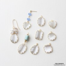 14K����ɫ �~�z�ٽz��؈��ʯ����diy�朶�ᔲ������