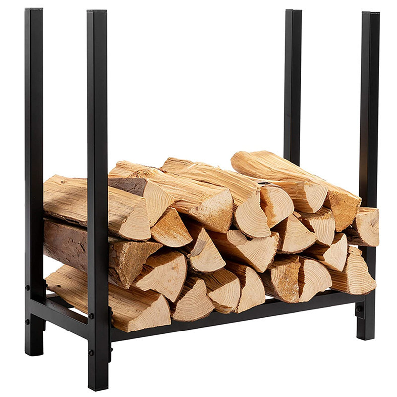 Iron Bracket Wrought Iron Wood Storage Rack Wood Stacking Rack Firewood Rack