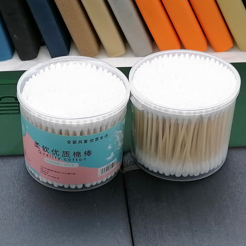 D2635 gran 300 boutique hisopo de algodón puro algodón belleza maquillaje algodón palo limpieza del oído Yiwu 2 yuanes tienda