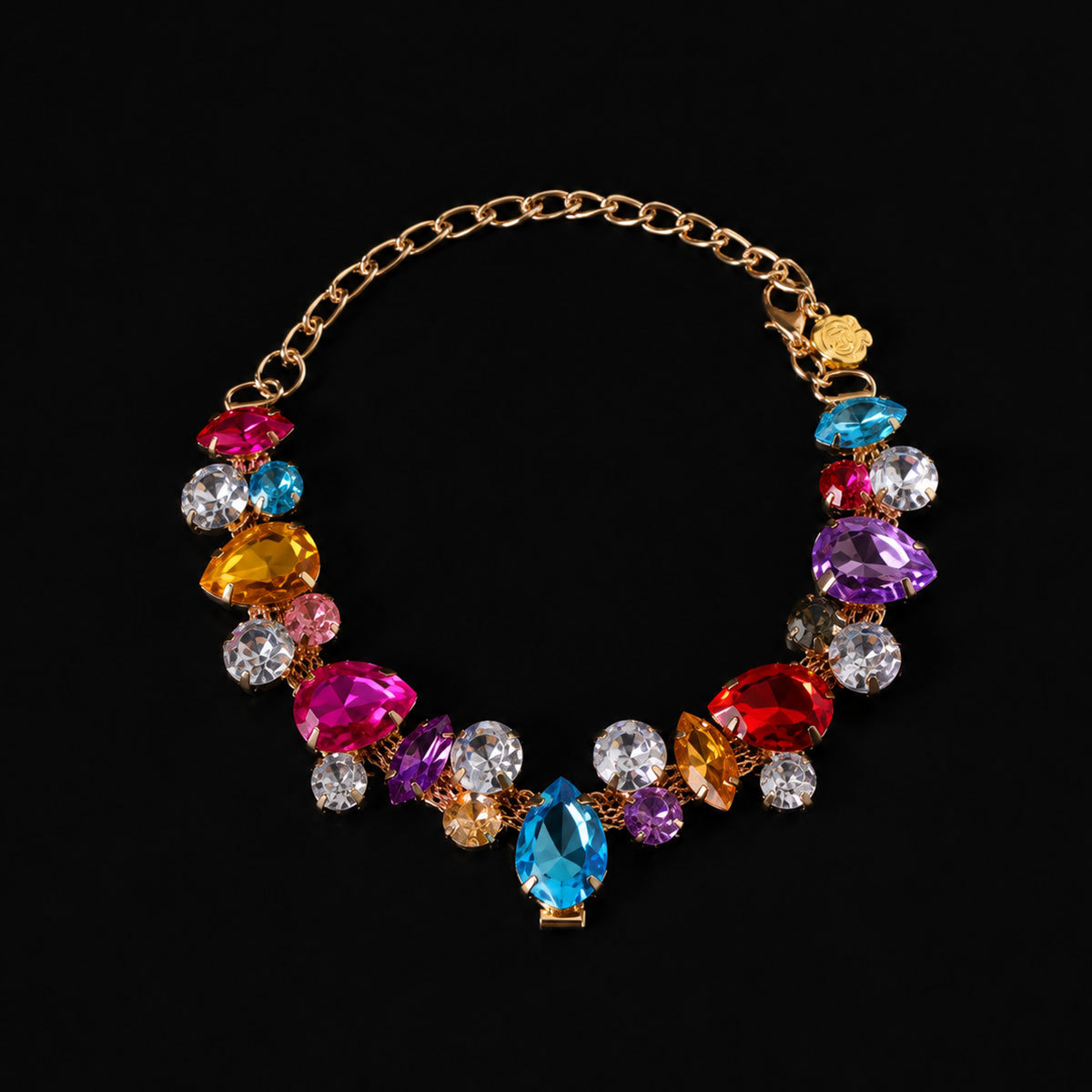 Collar de Cristal para Mascotas de Plástico Decorativo para Fiestas