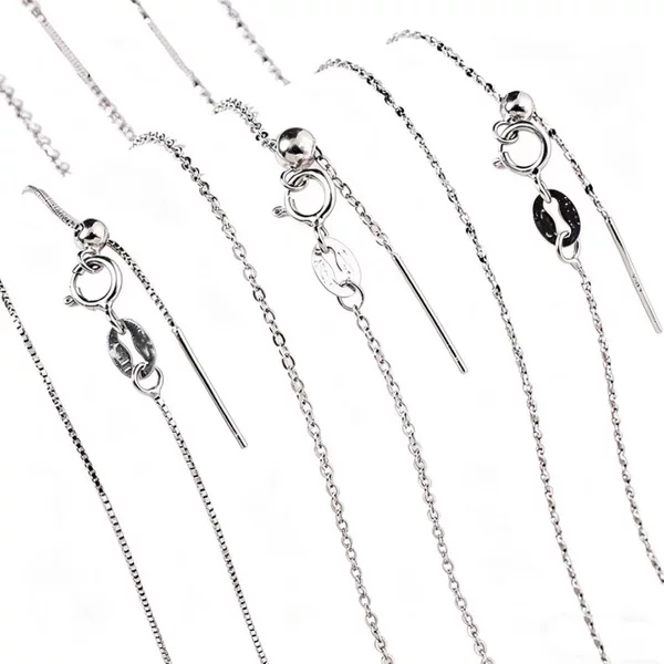 Universal Chain for Threading Small Holes, Ultra-Thin Box Chain for Women, Adjustable Pin Chain, Light Luxury Accessory Chain