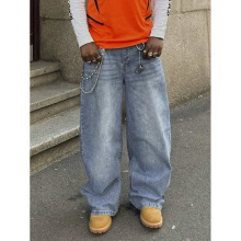 K 13921 Washed straight jeans ˮϴ����ţ�п�羳����ͨ��