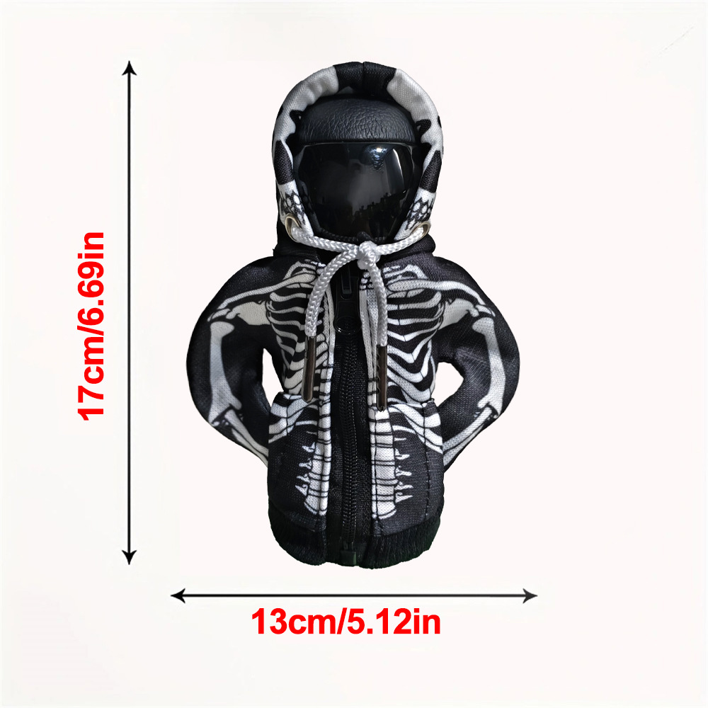Source Factory Car Gear Shift Lever Hooded Skull Interior Decoration Accessories Gear Dust Cover Shift Lever Car Accessory