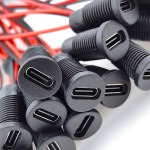 YPEC2p充电母座台灯电子充电口小家电玩具配2.0-2P端子线