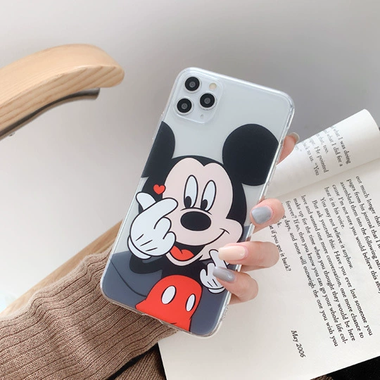 Чехол для телефона (Apple) iPhone 15 / iPhone 15 Pro / совместимый с iPhone 8 Plus, дизайн с большими головами мультфильмов