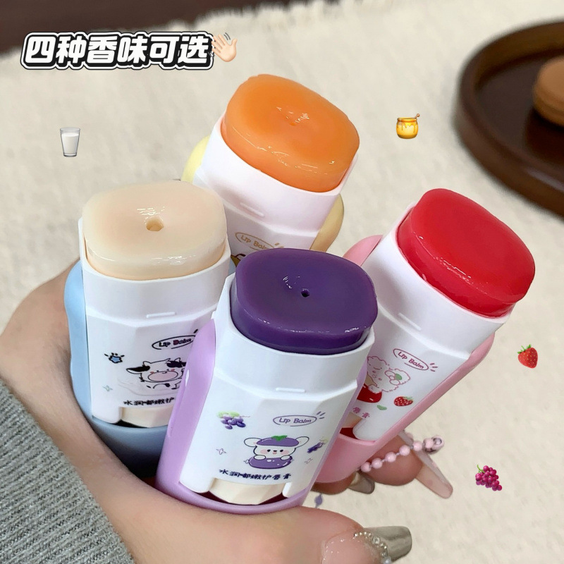 SHAQINUO delicado agua tierna batería labial hidratante invierno anti-seco agrietamiento batería labial incolora para estudiantes image 3