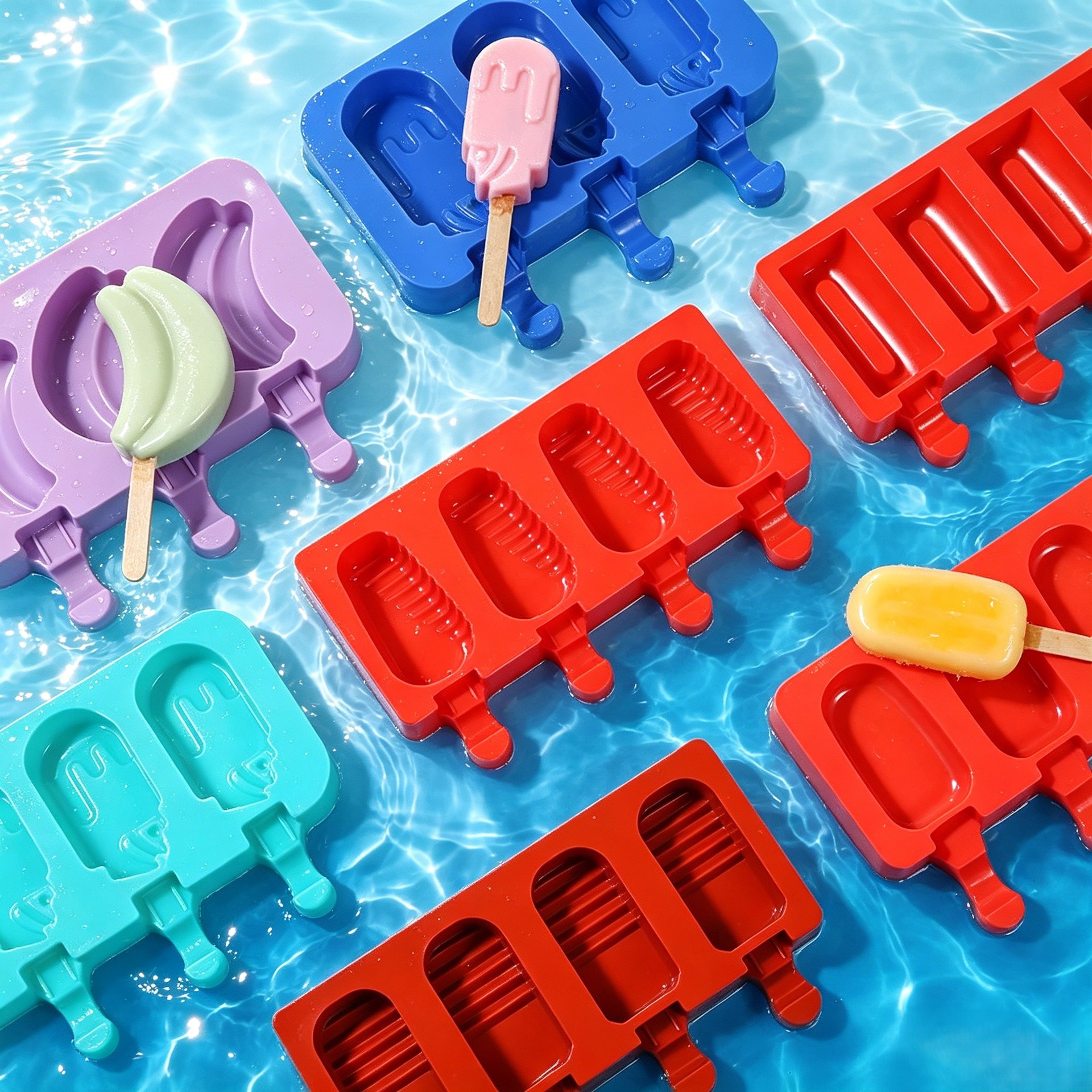 Yanying ice cube mold food-grade silicone ice cream popsicle ice mold tool