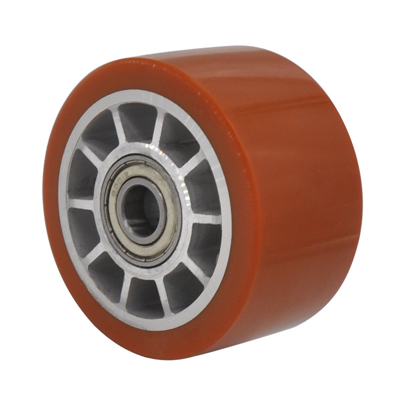 Rueda Individual Reforzada 2, 2.5 y 3 Pulgadas -86A TPU con Núcleo de Aluminio para Uso Industrial