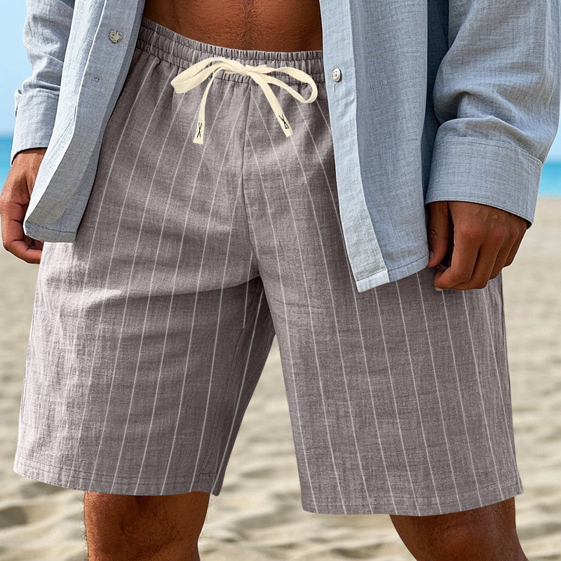 Transfronterizos hombres de verano casual de moda corto de correa Europa y América Amazon tendencia elástica delgada ropa de cama para hombres