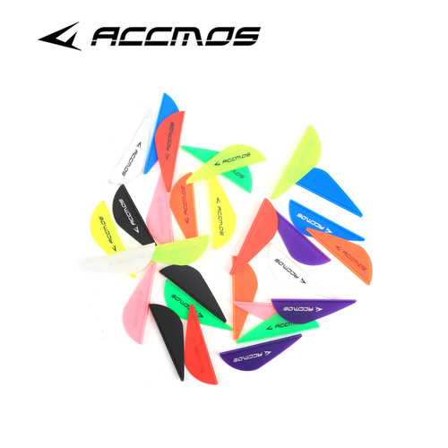 ACC/2 inch Blaze feather bow and arrow feather high elastic plastic feather archery accessories
