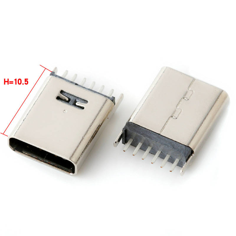 縦型type-c usb母座3.1沈板合板側パッチテスト6p/16p/24p充電インターフェイス|undefined