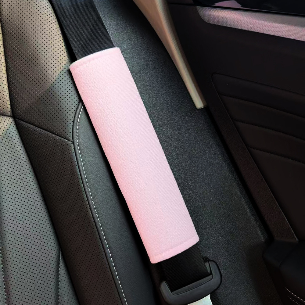 Protector de Hombro para Cinturón de Seguridad de Terciopelo Suave para Automóvil image 6