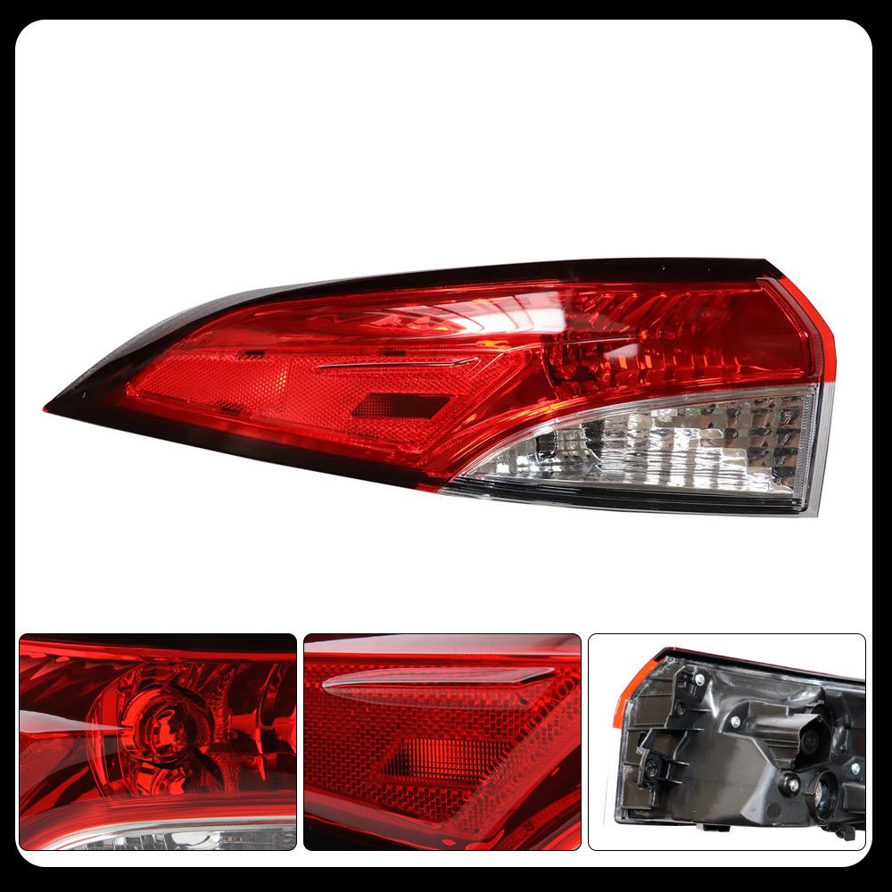 Aplicable a Toyota 19 / 20 / 21 nuevo Rayling semieconjunto de luz trasera izquierda y derecha, luz de freno hacia atrás interna y externa
