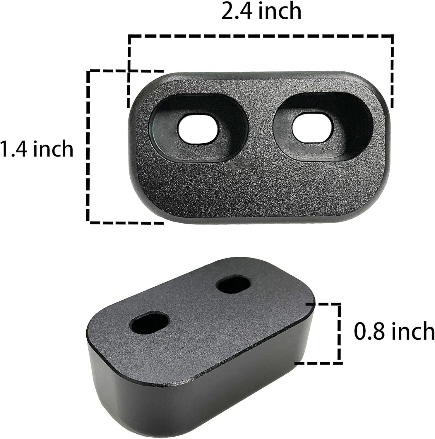 Car Door Bushing Aluminum Alloy Replacement Parts, Pack of 2, Compatible with Na Nb Nc Nd Mx-5