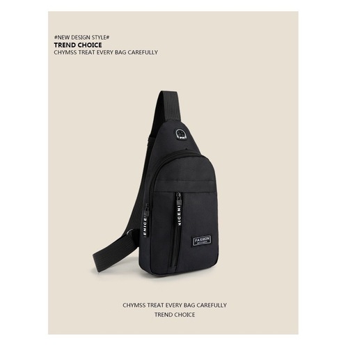 Multifunctional Bike Bag Chest Bag for Men, Crossbody Bag, Casual Oxford Cloth Single Shoulder Small Backpack, Fashion Trend Chest Bag