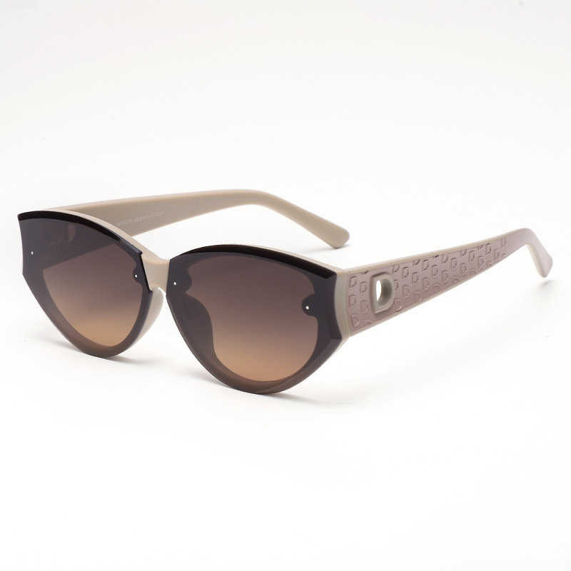 2025跨境新款欧美时尚猫眼墨镜女感防晒太阳镜女跨境批发sunglass|undefined