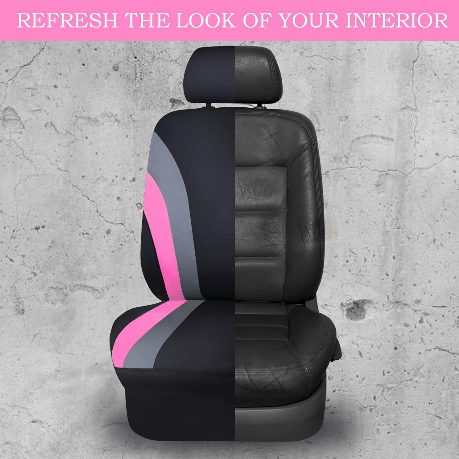 Foreign Trade Cross-Border Popular Model in Europe, America, and Mexico, Temu Amazon Universal Car Seat Cover Set with Double Waistline, 9-Piece Set