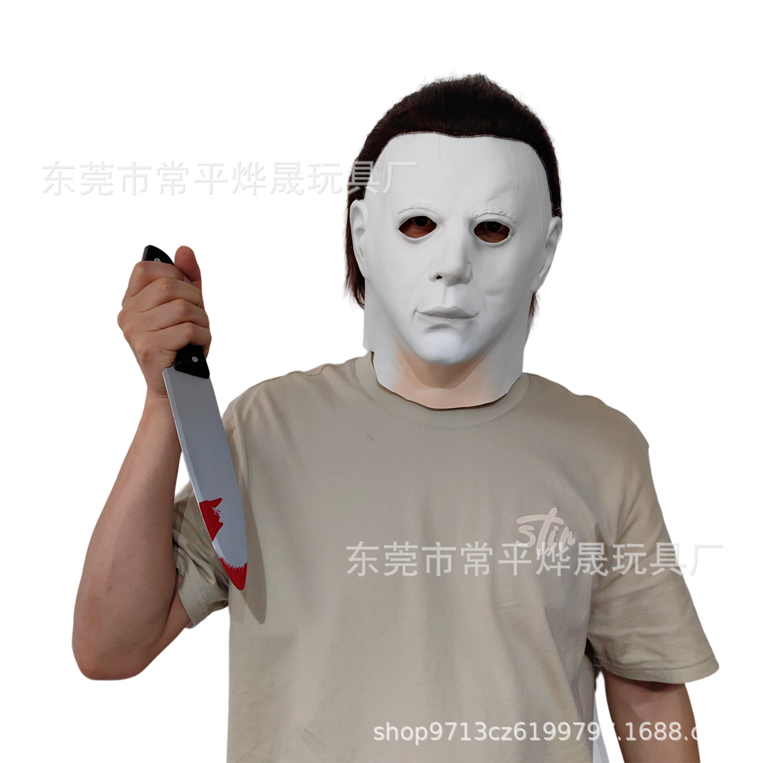 月光光心慌慌电锯杀人狂迈克尔布兰奇2022麦克梅尔面具万圣节头套