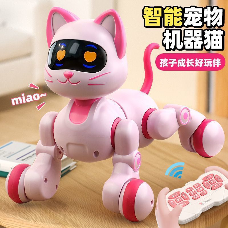 Intelligent Remote Control Stunt Robot Dog Programmable Electric Pet Cat Singing and Dancing Robot Kidsren's Toy Boy
