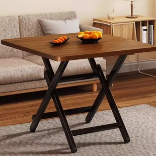 Foldable Table New Dining Table Household Small Table Simple Square Table Small Apartment Rental House Dining Outdoor Portable