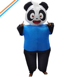 熊猫充气服动漫卡通人偶服装功夫猫cosplay可爱装扮体智活动道具