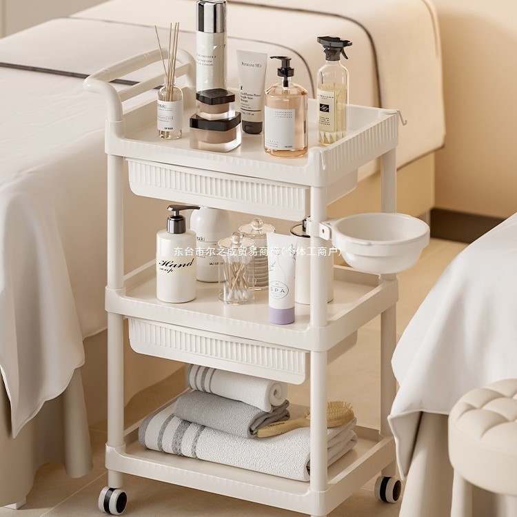 美容院专用小推车美发移动置物架整形护理仪器手推工具车