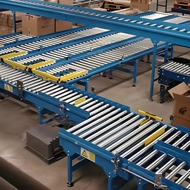 工作台;仓储货架;输送机