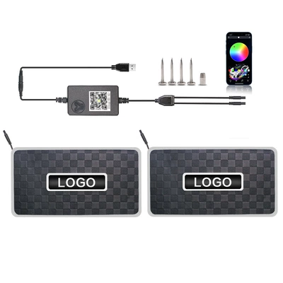Universal Foot Pad new universal LED full magic color - customized-logo-usb-drag-two