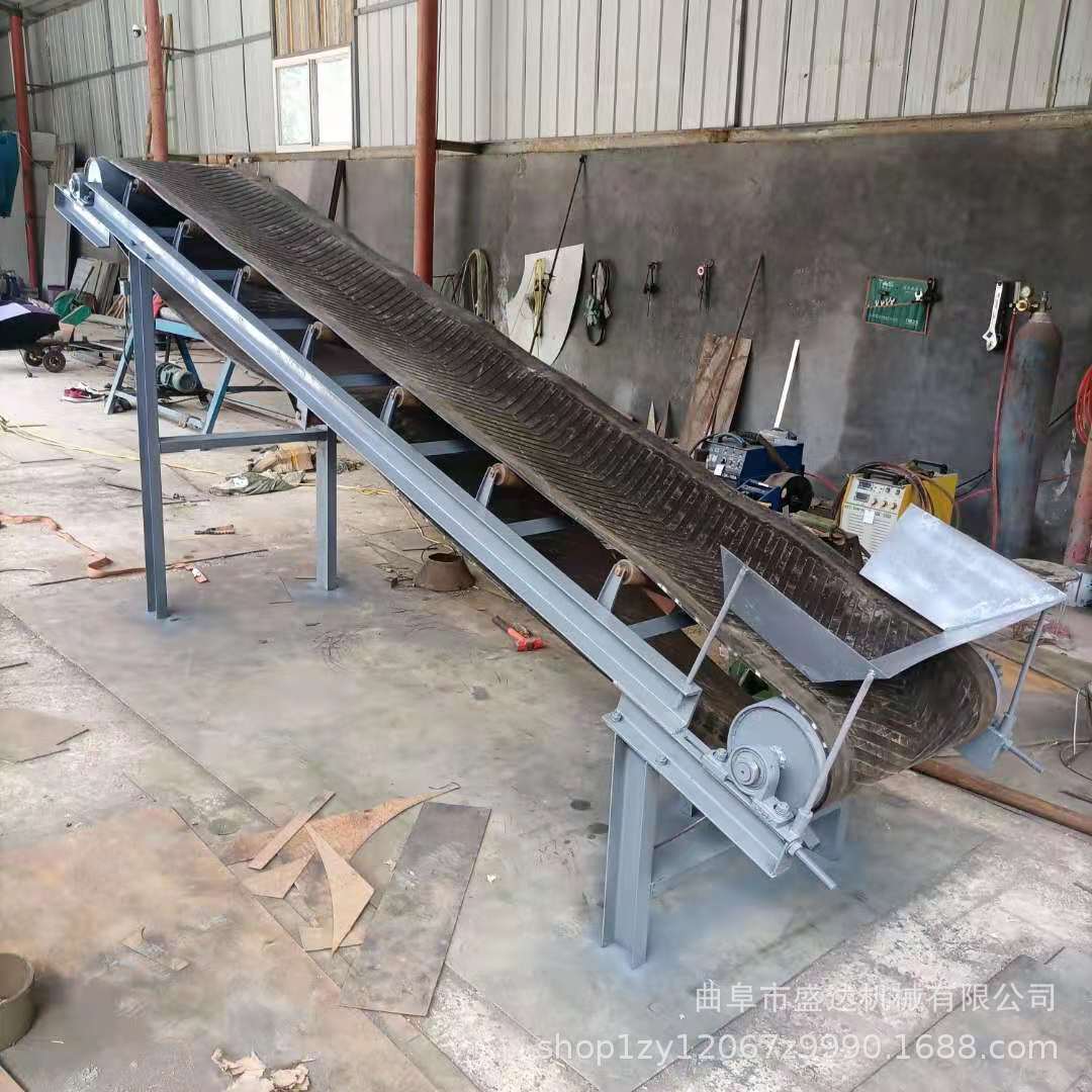 多用途800带宽橡胶皮带输送机橡胶皮带自动化上料传送带-阿里巴巴