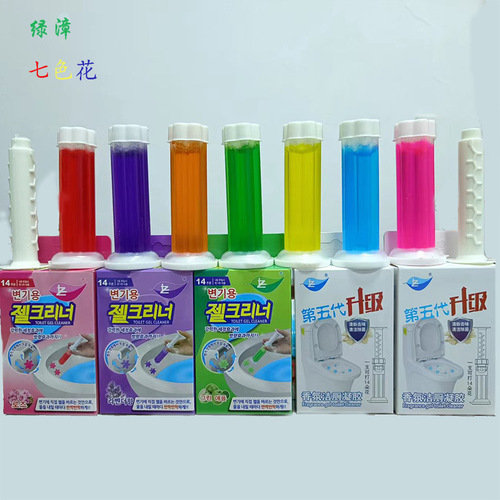 Toilet Flowers Bathroom Fragrance Cleaning and Deodorizing Toilet Deodorizing Flower Gel Flower Fragrance Toilet Cleaning