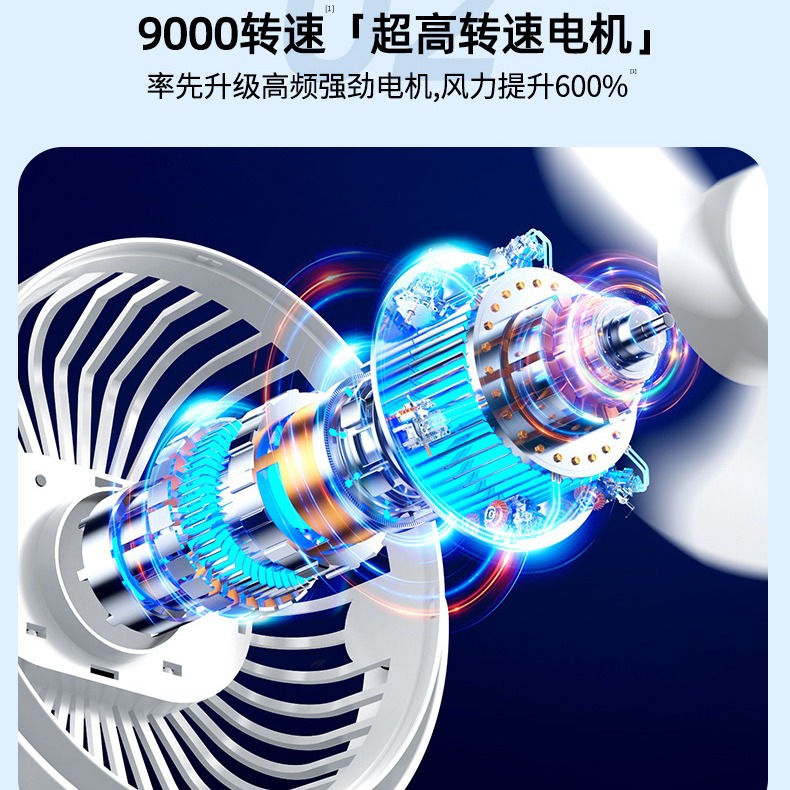 2024 new desktop small fan charging silent small portable desktop…