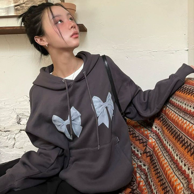 (Cross-border trading), hoody with bow, sweatshirt