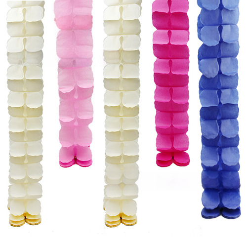 Four-leaf clover paper streamers, wedding venue decoration, bedroom setup, birthday party decoration, wedding supplies, back-to-school decoration