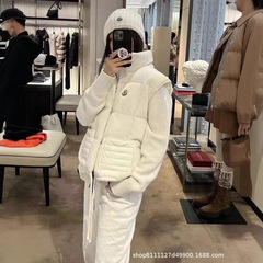 蒙家25秋冬新款女款爆款高品质加厚mc奶糕羽绒马甲保暖百搭日常休