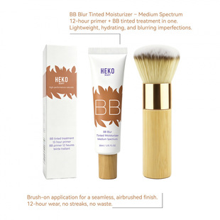 HEKO BEAUTY��覷�ˮ����BB˪���۵�ˢ�־õ׊y����Ó�y�����y