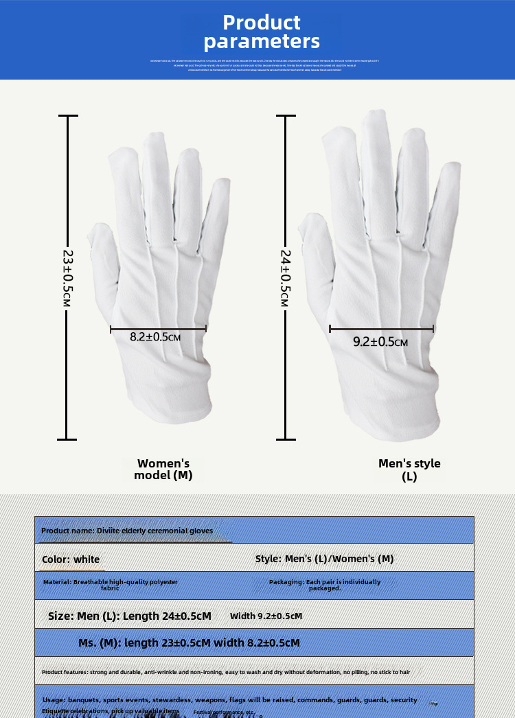Three-tendon Etiquette Black and White Gloves Men and Women Short Thin Breathable Spring and Summer Review Performance Security Driving Concierge_voghion.com