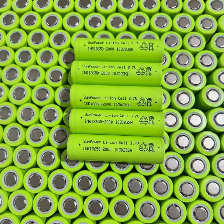 Lithium battery, electric flashlight, electric drill, 2000mah