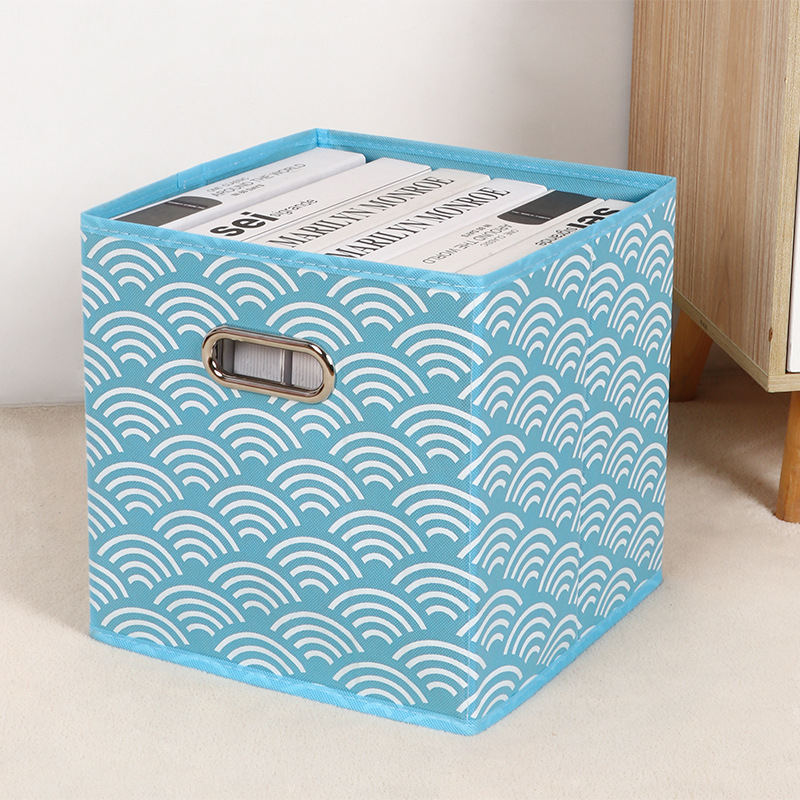 Amazon descubierto caja de almacenamiento de juguete cesta plegable caja de almacenamiento cajón armario caja de almacenamiento al por mayor