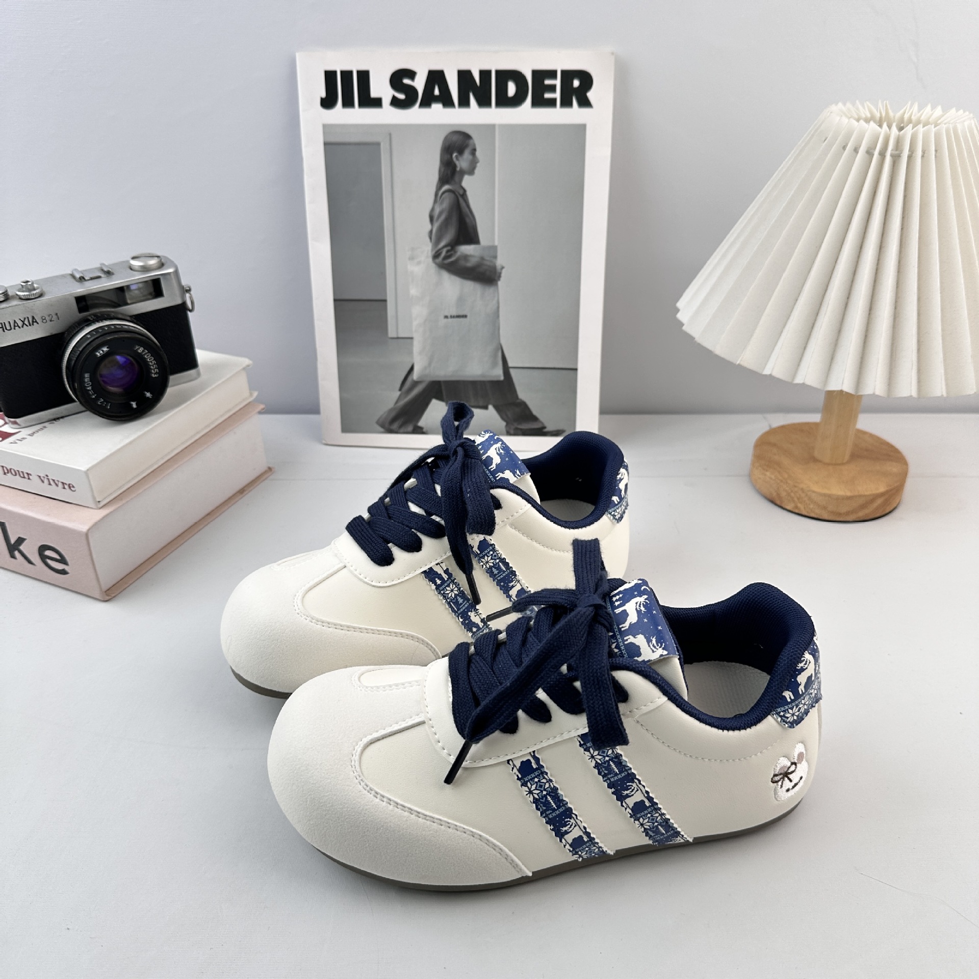 Yuanbo coreano rosa zapatos de skate para niñas versátiles zapatos de estudiantes 2025 otoño nuevos zapatos deportivos casuales