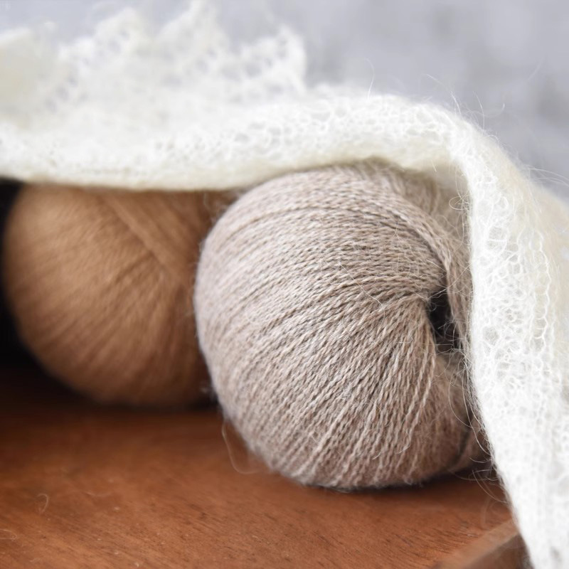 Wool Thread Medium Thick Wool Alpaca Wool Handmade DIY Crochet Stick Needle Scarf Sweater Material Package