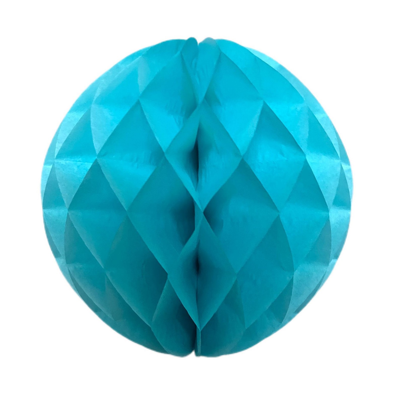 종이 벌집 공 - T 파란색