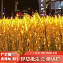led麦穗灯太阳能发光网红庭院灯带 户外小院花灯室外装饰氛围彩灯