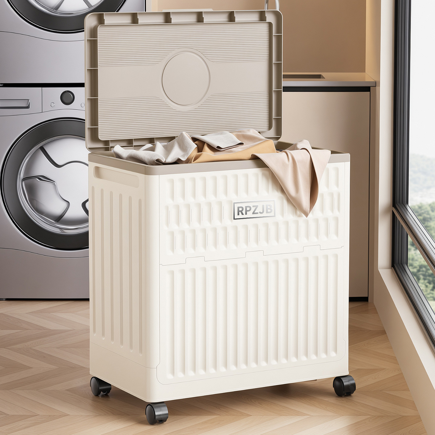 Foldable universal capacious storage box for home use