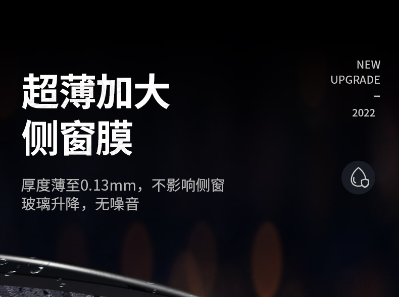 Car Rearview Mirror Anti-Rain Film Waterproof Mirror Glass Anti-Fog