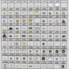 异形金属烫片辅料牛仔饰品银色铆钉烫钻合金平底钻衣服diy配件