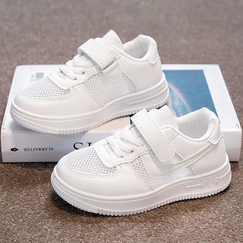 White shoes, sports shoes for men and women, summer footwear, children's sneakers